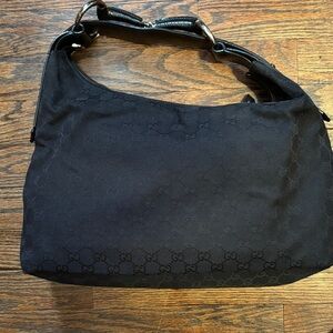 Gucci Black Hobo Bag